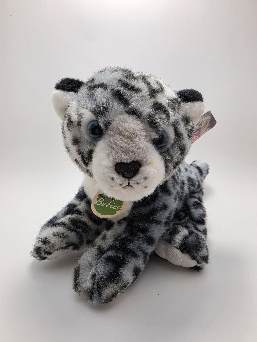 Vintage Aurora Babies Snow Leopard Plush (10 inch)